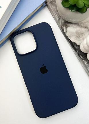 Чохол для смартфона silicone full case aa open cam for apple iphone 16 pro max 7,dark blue 5