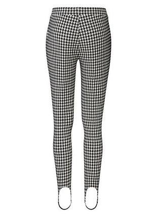 Легинсы со штрипками для женщины esmara lycra® 447905 m черный, белый