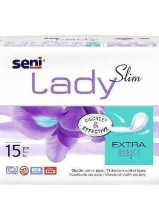 Урологічні прокладки seni lady extra slim 15 шт.