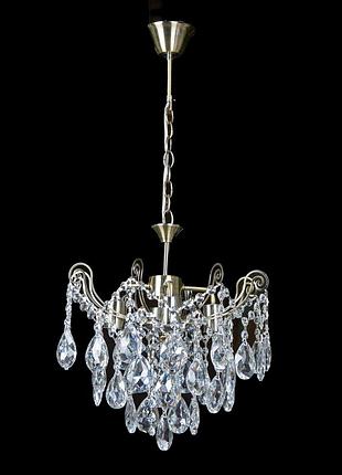 Люстра хрустальная подвесная, светильник подвесной sunlight sunlight e1616/4