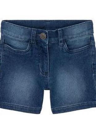 Шорты джинсовые для девочки lupilu lidl 349795 098-104 см (2-4 years) темно-синий