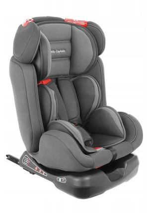 Автокресло little capitan 0-36kg isofix grey