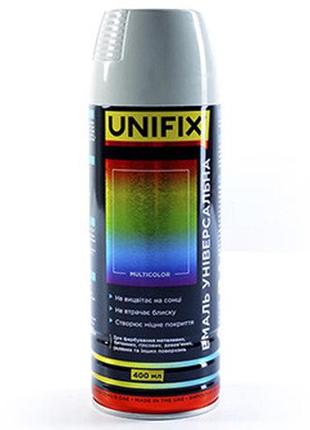 Эмаль универсальная акриловая ral7035 серый светлый глянец 400мл unifix