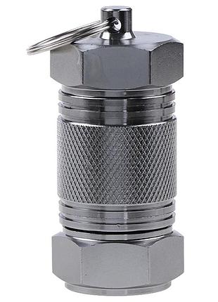 Алюминиевая капсула-таблетница bn71-1. водонепроницаемая герметичная капсула. контейнер брелок для таблеток