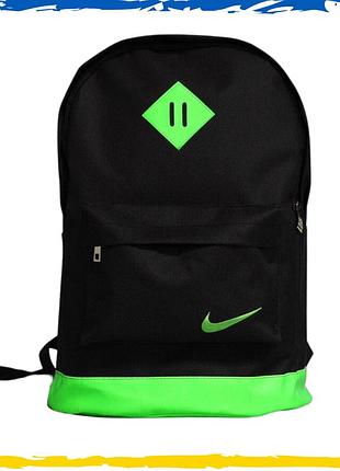 Рюкзак nike. дно экокожа. рюкзак найк черный. унисекс рюкзак, вместительный