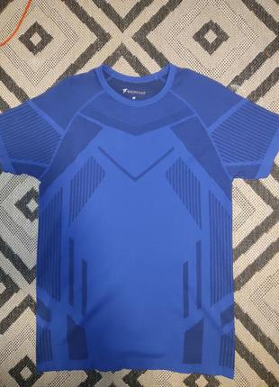 Футболка компрессионная термо для бега зала workout