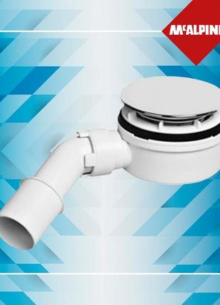 Сифон для поддона, d90мм, h60мм, выход 40/50, белый hc2730lwhn-pb mcalpine