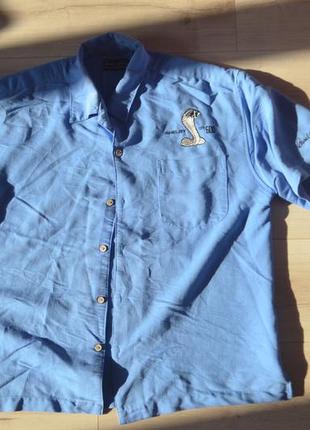 Чоловіча сорочка рубашка ford mustang shelby gt 500