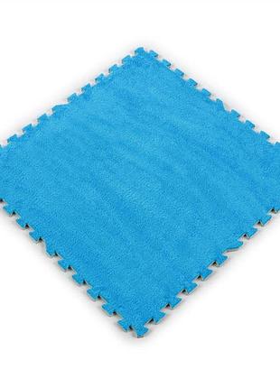 Пол-пазл плюшевий голубий 60*60*1cm (d) sw-00002091