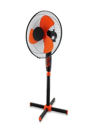 Вентилятор підлоговий wimpex (3-портантний, із захисною решіткою, регулювання швидкості) wxwx-16113 фото