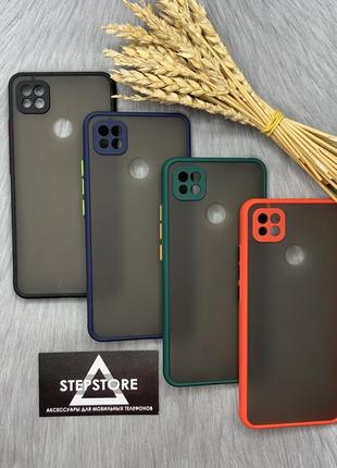 Чехол матовый прозрачный для Iphone se 2 зеленый красный хаки пластиковый
