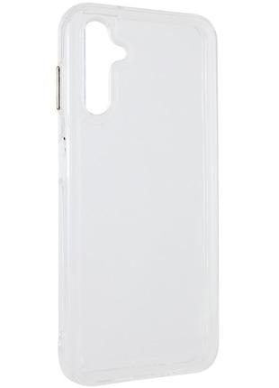 Чехол tpu+pc clear 2.0 mm metal buttons для samsung galaxy a14 4g/5g прозрачный