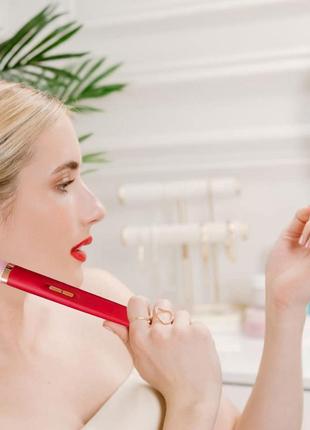 Фрезер для маникюра и педикюра flawless salon nails, машинка для снятия маникюра. цвет: красный4 фото