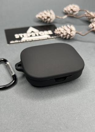 Чехол для наушников xiaomi redmi buds 5 с карабином силиконовый толстый противоударный
