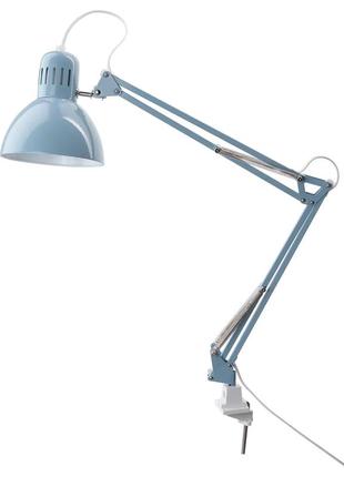 Ikea tertial  настольная лампа, голубая (205.042.88)