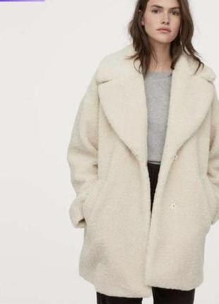 Стильная шубка тедди h&m