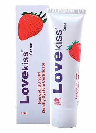 Лубрикант love kiss зі смаком 100 мл прозорий k000483