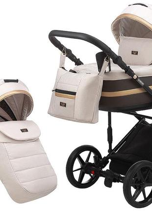 Коляска 2 в 1 lemo all white