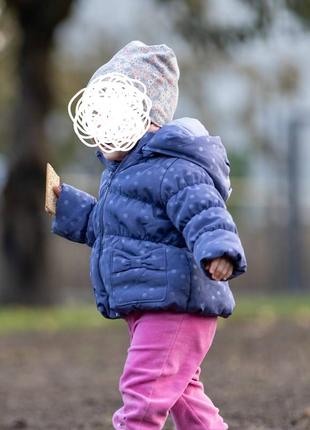 Куртка весна осень в горошек девочка.