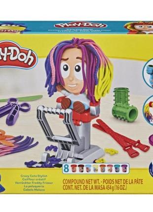 Play-doh crazy cuts stylist hair salon f1260 hasbro плей до божевільні зачіски перукар тісто ліплення ліпка