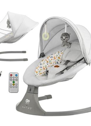 Крісло-гойдалка kinderkraft lumi 2 light grey (kblumi02lgr0000)