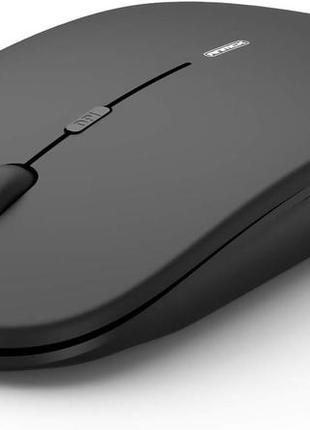 Бездротова безшумна usb миша для ноутбука бездротова перезаряджувана тонка миша від anmck
