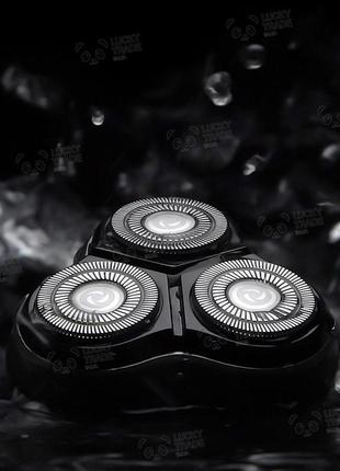 Головка насадка xiaomi enchen warrior shaver оригінал ножі леза електробритви срібний (blackstone-1) 140201p7 фото