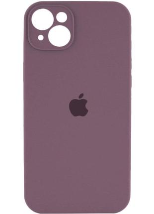 Чохол для смартфона silicone full case aa camera protect for apple iphone 15 60,taro purple