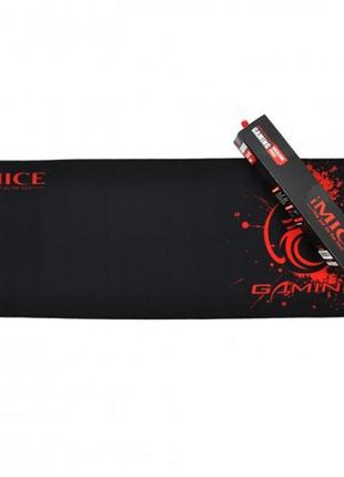 Коврик для мышки игровая поверхность imice pd-03 30х80см 4мм красный pro_199