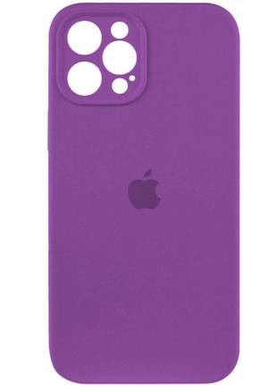 Чохол для смартфона silicone full case aa camera protect for apple iphone 12 pro max 19,purple