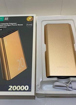 Power bank kamry 20000 mah k-206 оригінал