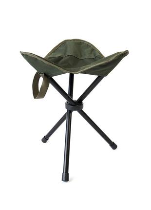 Стілець "тринога" мк (меланж, зелений)