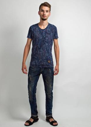 Футболка fabregas 5115 темно-синя5 фото