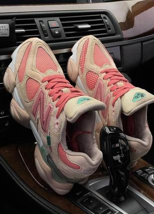 Женские кроссовки new balance 9060 "penny cookie pink" 36-40р