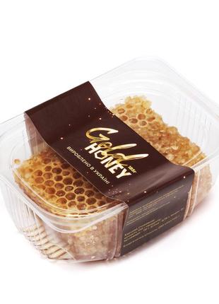 Gold honey стільниковий (щільниковий, сотовий) мед 185 г