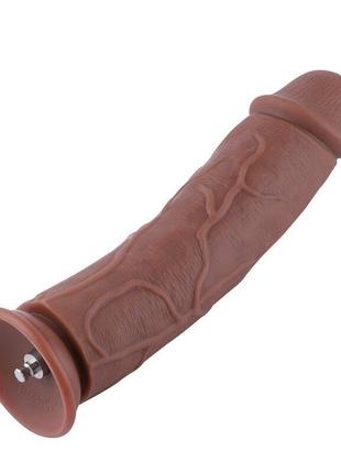 Силиконовый фаллоимитатор для секс-машин hismith 11″ silicone dildo (мятая упаковка!!!)