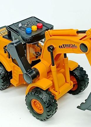 Спецтехника shantou экскаватор "sity truck" музыкальный 30 см 584-4