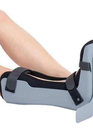 Деротаційний ортез-чобіток для гомілковостопного суглоба сірий w643