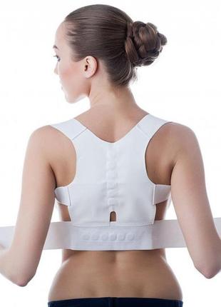 Масажер-коректор постави power magnetic корсет для спини та корекції постави, корсет для сутулої спини