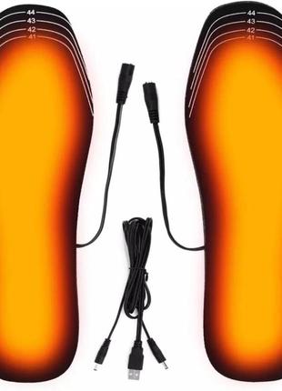 Устілки водостійкі з підігрівом від usb. розмір 41-46