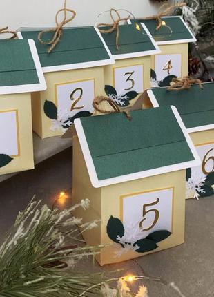 Адвент календарь рождественский городок 45-24