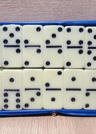 Домино в футляре (синий футляр)