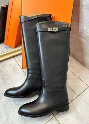 Сапоги в стиле hermes