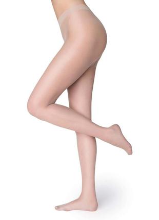Колготки жіночі marilyn прозорі, стандартна посадка, без шортиків 7 ден 3(р) visone (riviera 7)