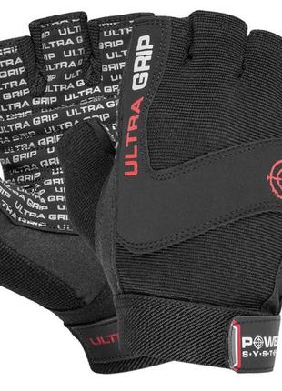 Спортивные перчатки для фитнеса power system ps-2400 ultra grip black s pro_450