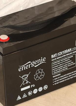 Акумуляторна батарея 12в 100 а·год energenie bat-12v100ah