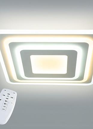 Стельова led люстра, світлодіодний світильник sunlight білий 19718/500