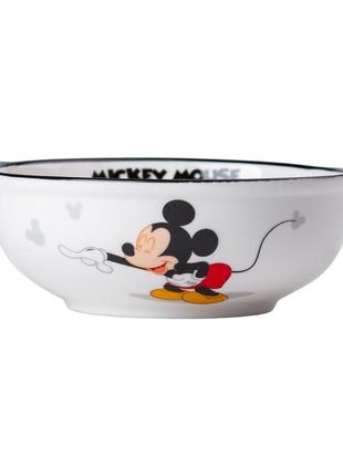 Микки маус 400 мл глубокая керамическая тарелка для детей