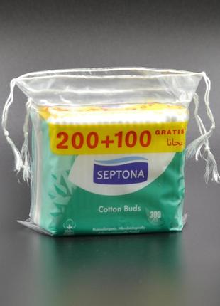 Ватные палочки "septona" / в полиэтиленовой упаковке / 300 шт