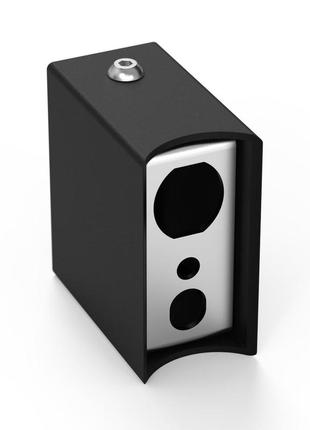 Модуль прихованого ел.підключення (для круглої стійки ø 30) чорний